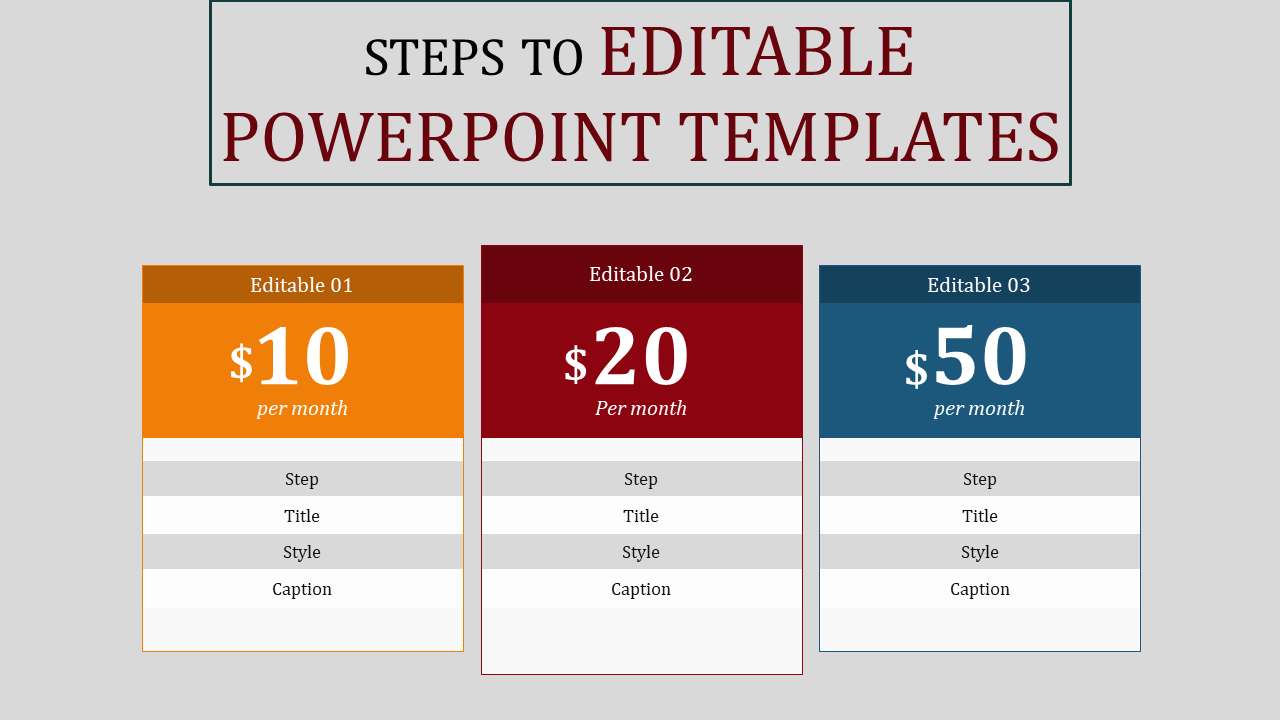 editable powerpoint templates-Steps To Editable Powerpoint Templates
